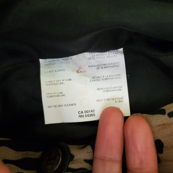 VINTAGE | Nygard Collection Leopard Cheetah Print Single Breasted Blazer (8) - Picture 9 of 9